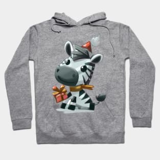 Cute Zebra Drawing Hoodie